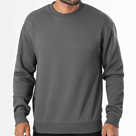 JJ Rebel - Sweat Crewneck Crest Gris Anthracite
