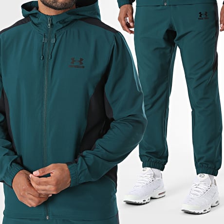 Under Armour - Co-ord Set Trainingspak Tech Sport 6011267 6011268 Donkergroen