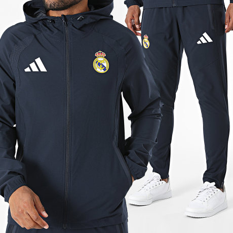 Adidas Sportkleding - Co-ord Set Trainingspak Real Madrid Tiro KG2965 KG2964 Marineblauw