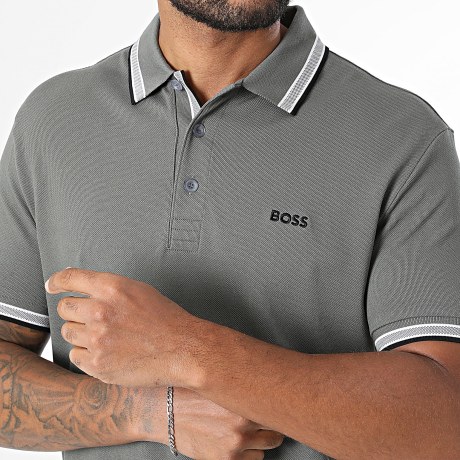 BOSS - Poloshirt met korte mouwen Paddy 50469055 licht kaki groen