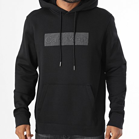Calvin Klein - Hoodie mit Kapuze LH227 Schwarz