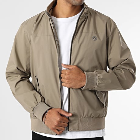 Classic Series - Giacca Con Zip Viktor Beige Scuro