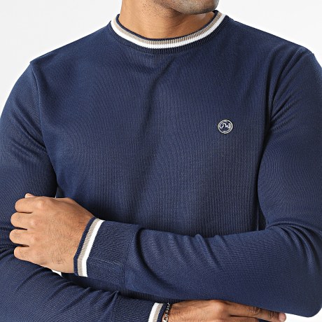 Classic Series - Pull Sade Bleu Marine
