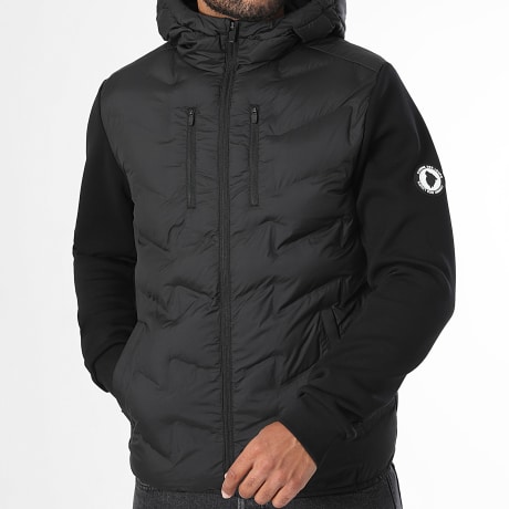 Comme Des Loups - Jacke Kapuze mit Reißverschluss Lion Schwarz