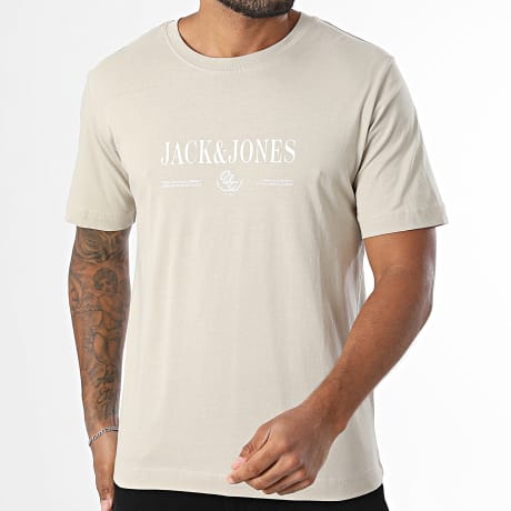 Jack And Jones - T-Shirt Frederiksberg Beige