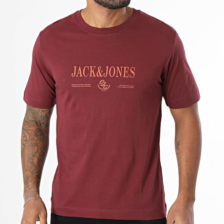 Jack And Jones - T-Shirt Frederiksberg Bordeaux