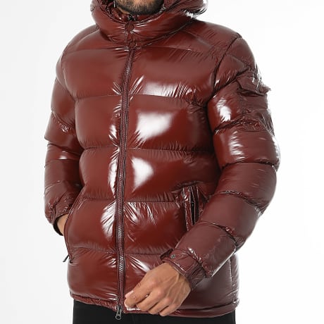 KZR - Donsjas met Capuchon met Rits 001 Bordeaux