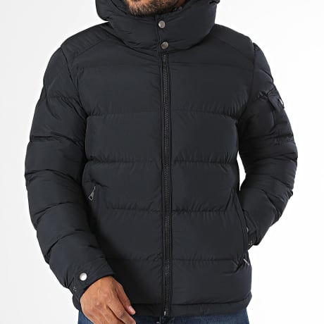 KZR - Donsjas met capuchon en rits 831 Marineblauw