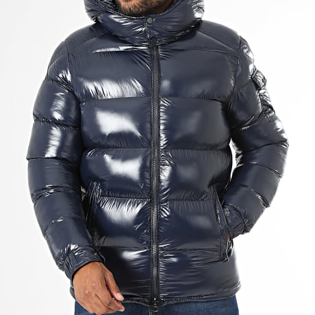 KZR - Donsjas Met Capuchon En Rits 001 Marineblauw