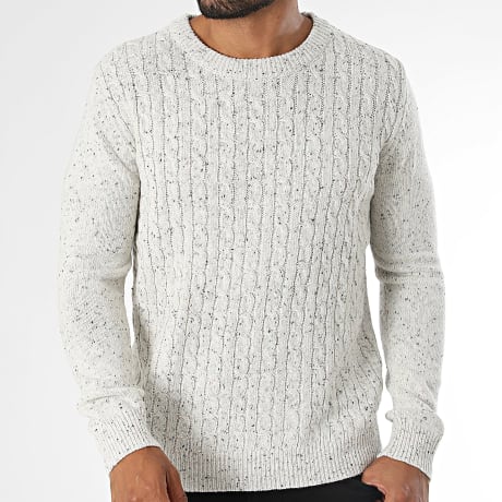 KZR - Trui Gebreid 123 Lichtbeige Gemêleerd