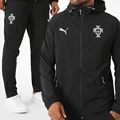 Puma - Set Trainingsanzug FPF PWERTRAIN 788576 788577 Schwarz