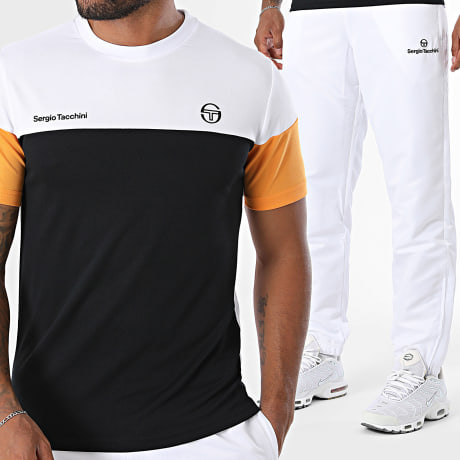 Sergio Tacchini - Conjunto De Survêtement Carson Prave 40845 40850 Blanco Negro