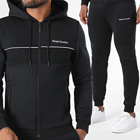 Sergio Tacchini - Conjunto de pantalón chándal Poerio 41837 41838 Negro