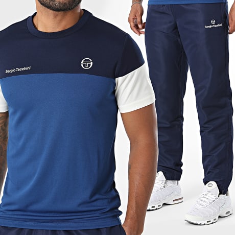 Sergio Tacchini - Conjunto de pantalón chándal Carson Prave 40845 40850 Azul Marino