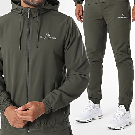 Sergio Tacchini - Conjunto De Survêtement Carson Ripstop 41510 41371 Verde Kaki