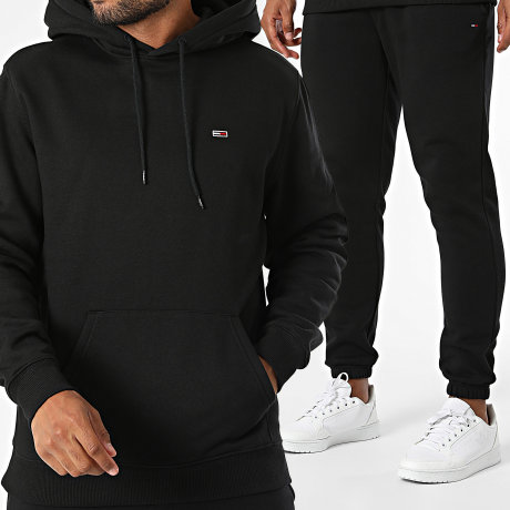 Tommy Jeans - Tracksuit Flag Fleece 0473 0742 Black