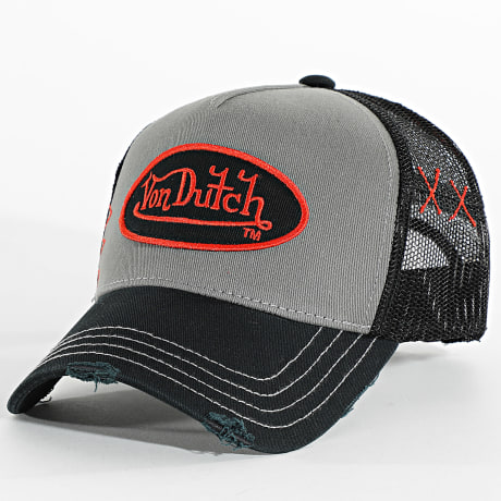 Von Dutch - Trucker Cap Used Anthracite Grey Black