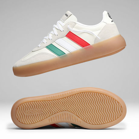 Adidas Performance - Zapatillas Barreda Decode Lux Mer KJ1290 Off White Rojo Gum 4