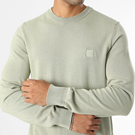 BOSS - Pull Kanovano 50527583 Vert Clair