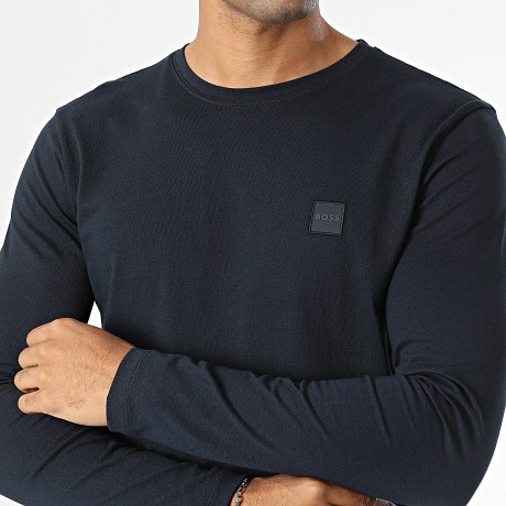 BOSS - Camiseta Manga Larga Tacks 50512111 Azul Marino