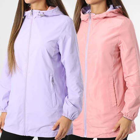 Classic Series - Coupe-Vent Réversible Femme 101 Violet Rose Clair