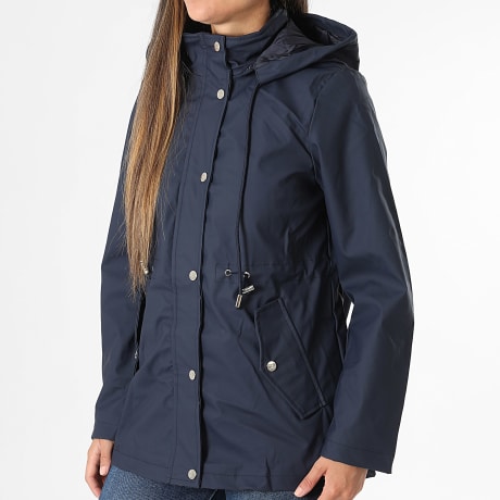 Classic Series - Coupe-vent Capuche Imperméable Femme 098 Bleu Marine