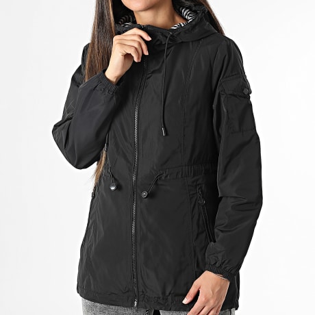 Classic Series - Coupe-Vent Capuche Femme 053 Noir
