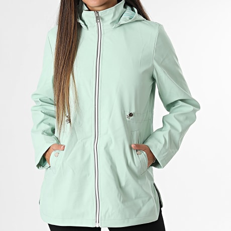 Classic Series - Coupe-vent Capuche Imperméable Femme 056 Vert Clair