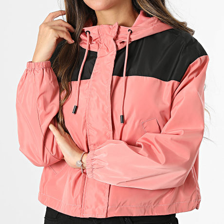 Classic Series - Coupe-Vent Capuche Femme 055 Orange Noir