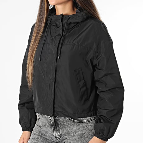 Classic Series - Coupe-Vent Capuche Femme 055 Noir