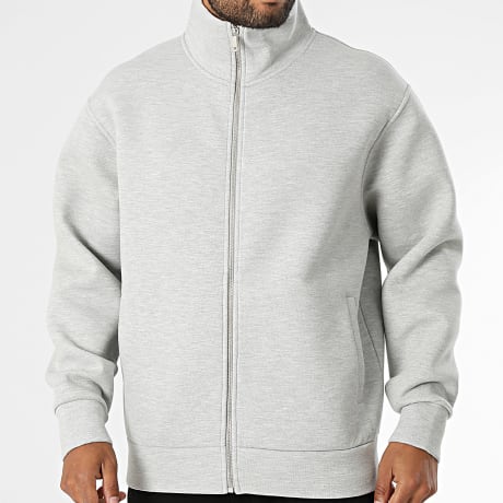 Ikao - Sweat Zippé 665 Gris Chiné