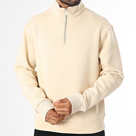 Ikao - Sweat Col Zippé 662 Beige