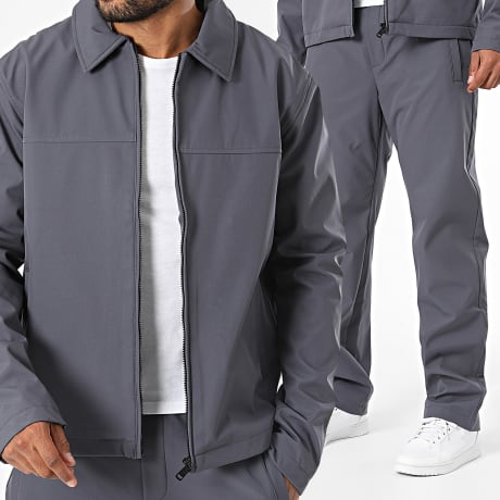 Ikao - Ensemble Veste Zippée Et Pantalon 051 Gris Anthracite
