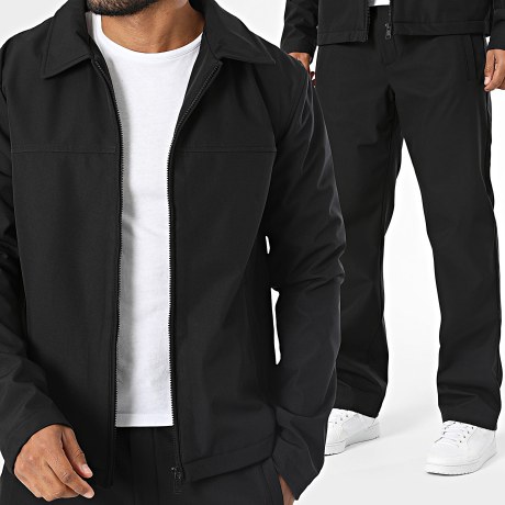 Ikao - Ensemble Veste Zippée Et Pantalon 051 Noir