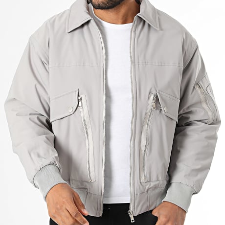 Ikao - Veste Zippée 097 Gris Clair