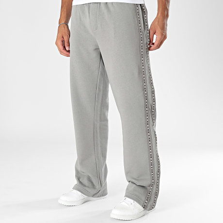 Ikao - Pantalon Jogging A Bandes 625 Gris