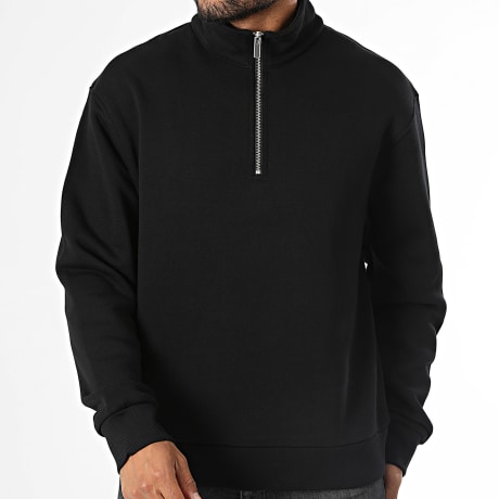 Ikao - Sweat Col Zippé 662 Noir