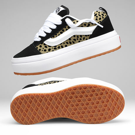 Vans - Baskets Femme Knu Skool Stacklite 00Z6M Spotted Olive Brown Black