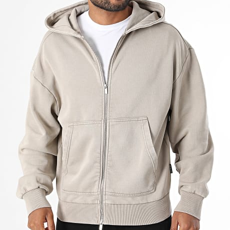Classic Series - Sweat Capuche Zippé Scott Beige