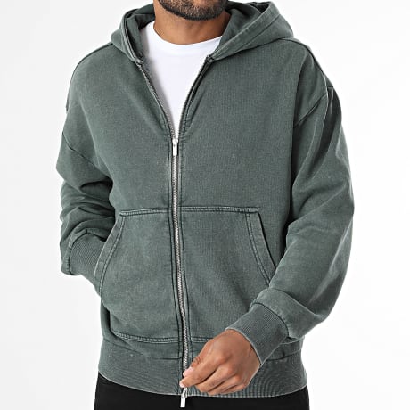 Classic Series - Sweat Capuche Zippé Scott Vert Foncé