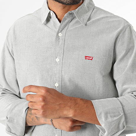 Levi's - Camisa de Manga Larga 0086A Gris Claro