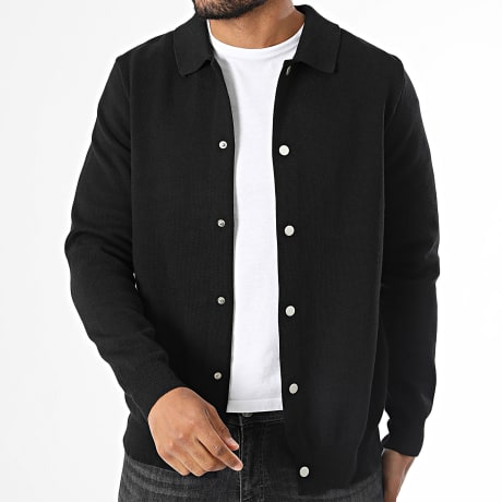 Frilivin - Cardigan Geknoopt 172 Zwart