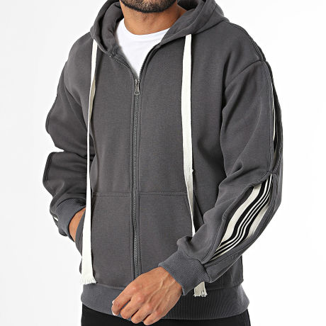 Uniplay - Sweat Capuche Zippé 903 Gris Anthracite