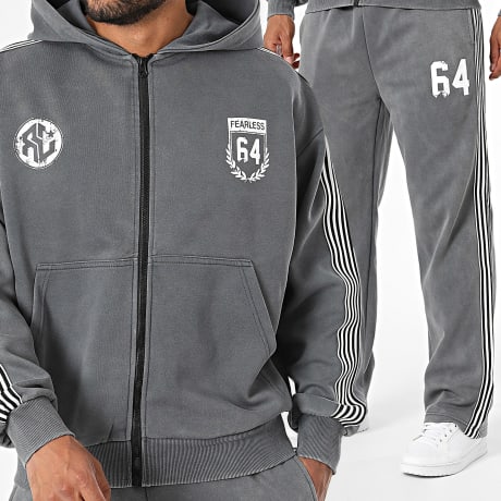 Uniplay - Ensemble De Survêtement 256 Gris Anthracite