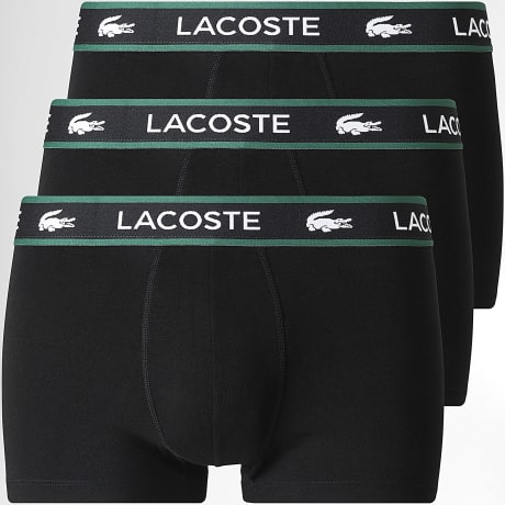 Lacoste - Lot 3 Boxers Classic Noir