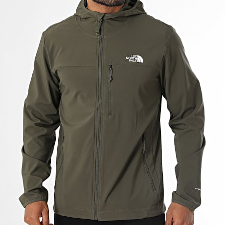 The North Face - Giacca con cappuccio zippata Nimble A8G0N Verde Kaki