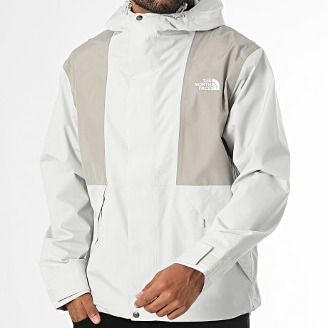 The North Face - Antivento con cappuccio Reign On 2.0 A8JR2 Grigio Chiaro