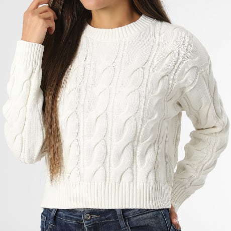 Tiffosi - Pull Femme Cosmos 10067342 Beige Clair