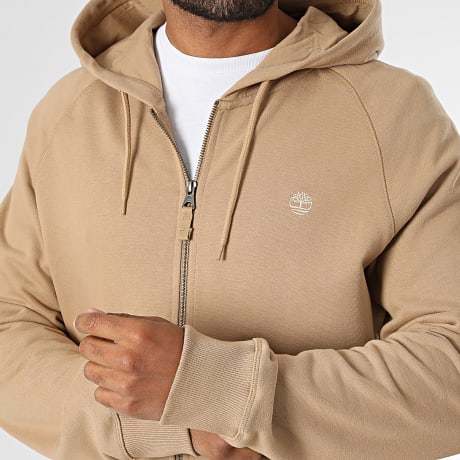 Timberland - Sudadera con capucha y cremallera completa LB Full Zip 0YHB8 camel