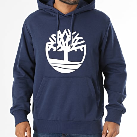 Timberland - Sudadera Capucha Tree Logo BB 0YH9T Azul Marino